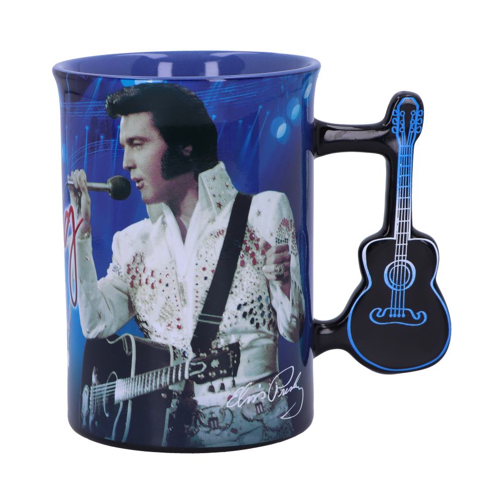 Elvis The King of Rock and Roll Blue Mug: 2 - Mugs By Elvis Presley