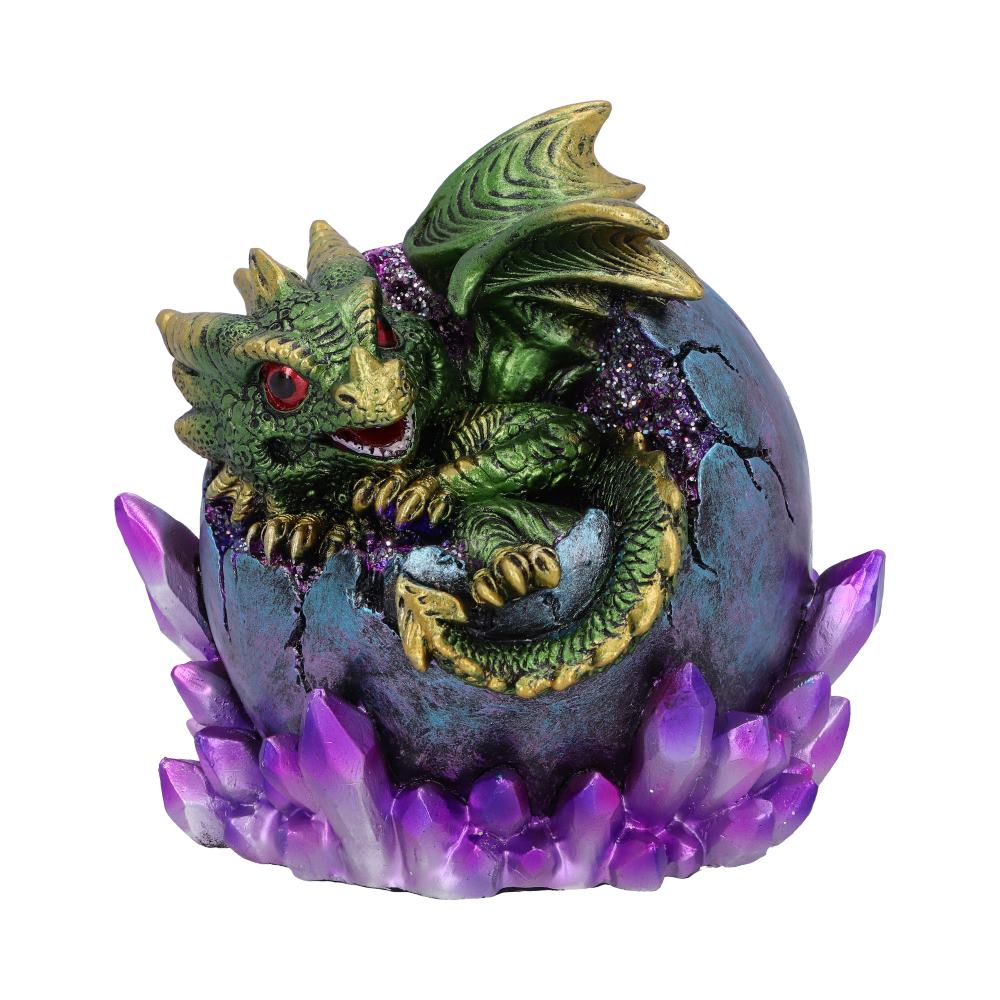 Emerald Hatchling Glow Dragonling Green Dragonling Crystal Figurine: 2 - Figures & Collectables By Gift Moments