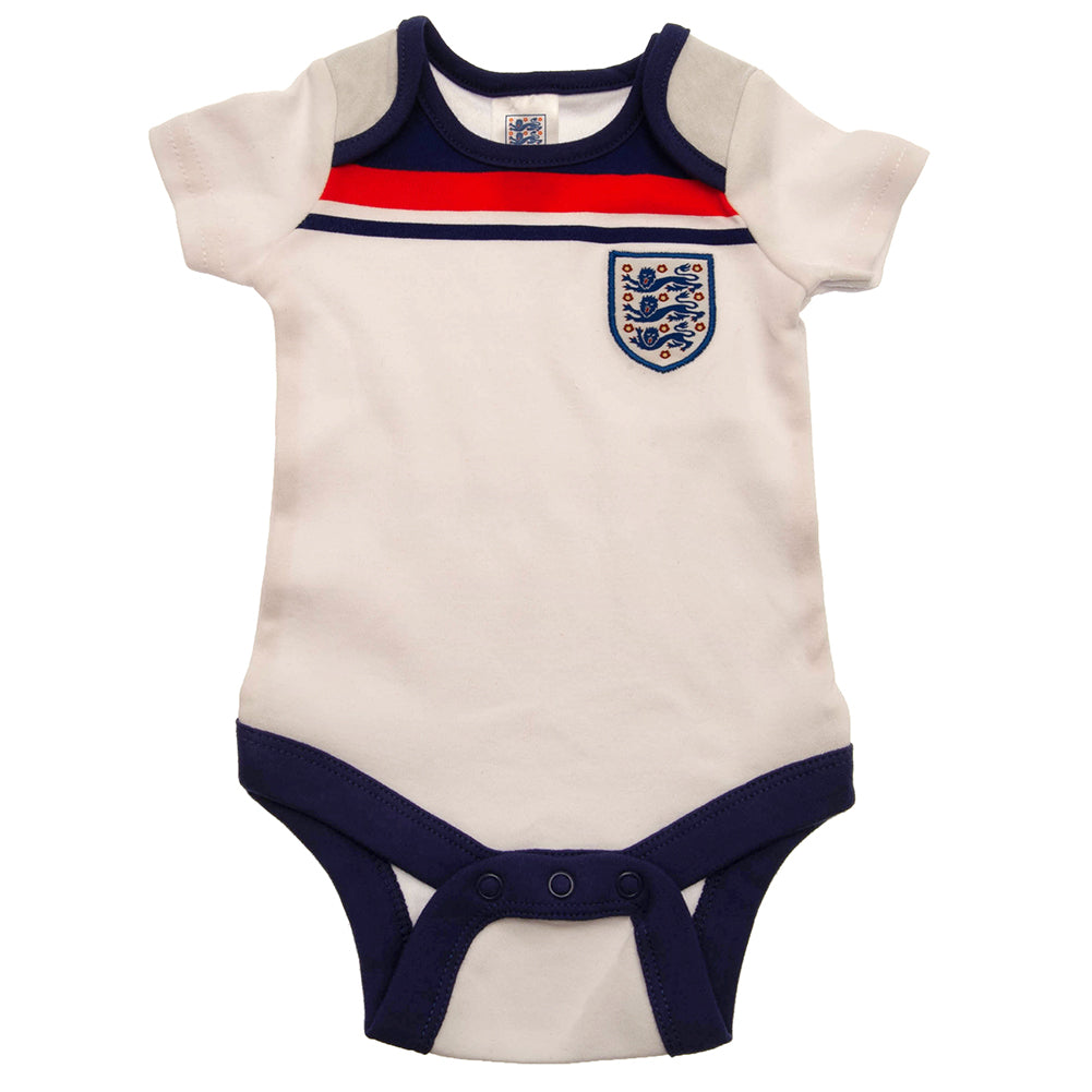 England FA 2 Pack Bodysuit 82 Retro 9-12 Mths - Shop Baby Clothing At Gift Moments - 2