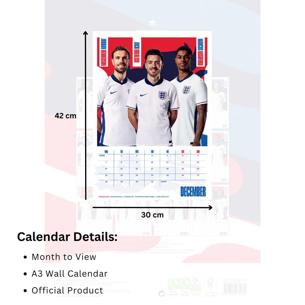 England FA A3 Calendar 2026: 5 - Calendars By England