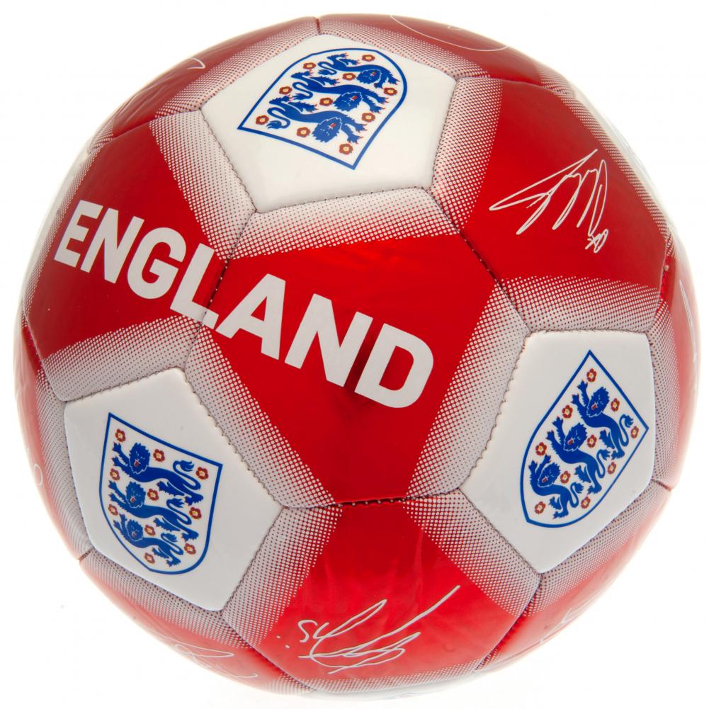 England FA Red & White Signature Football - Shop Balls At Gift Moments - 1