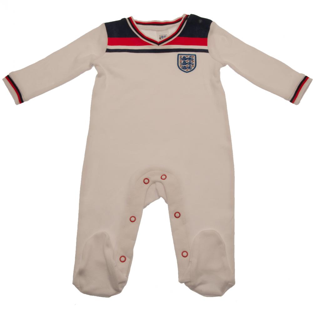 England FA Sleepsuit World Cup 82 12-18 Mths - Shop Baby Clothing At Gift Moments - 1