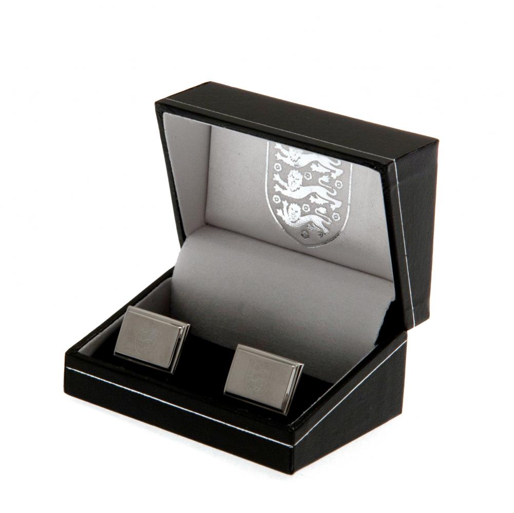 England FA Stainless Steel Cufflinks - Shop Cufflinks & Tie Slides At Gift Moments - 1