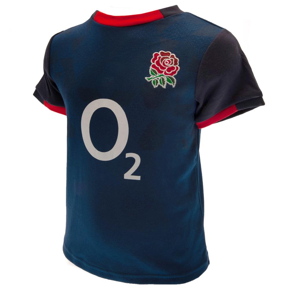 England RFU Shirt & Short Set 3/6 mths NV: 2 - Baby Clothing By Gift Moments