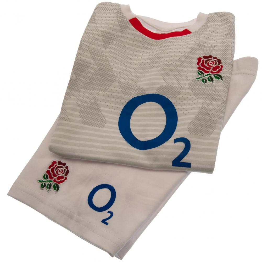 England RFU Shirt & Short Set 6/9 mths ST: 4 - Baby Clothing By Gift Moments