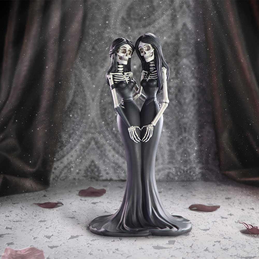 Eternal Sisters Gothic Skeletons Figurine 24cm - Shop Figures & Collectables At Gift Moments - 1