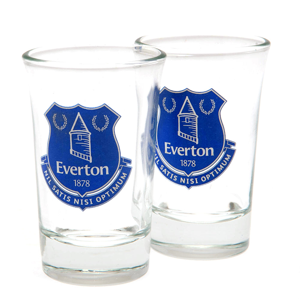 Everton FC 2pk Shot Glass Set - Shop Glassware At Gift Moments - 3