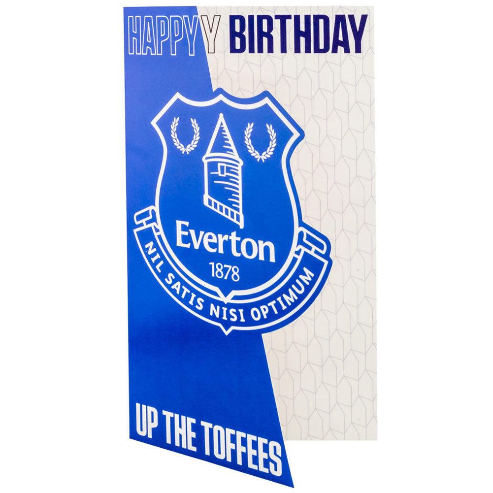 Everton FC Crest Birthday Card: 2 - Greeting Cards By Everton