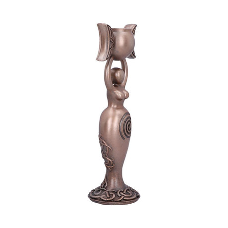 Exclusive Bronze Spiral Goddess Candle Holder 20.3cm: 5 - Candles & Holders By NN Designs