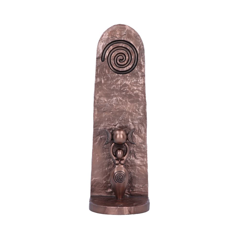 Exclusive Bronze Spiral Goddess Incense Holder 23.5cm: 2 - Incense Holders By NN Designs