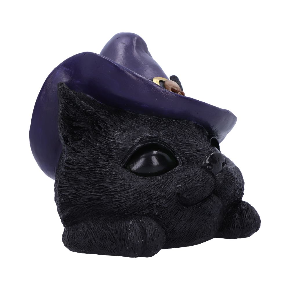 Familiar Grin black cat head with light up eyes 13.8cm: 5 - Figures & Collectables By Gift Moments