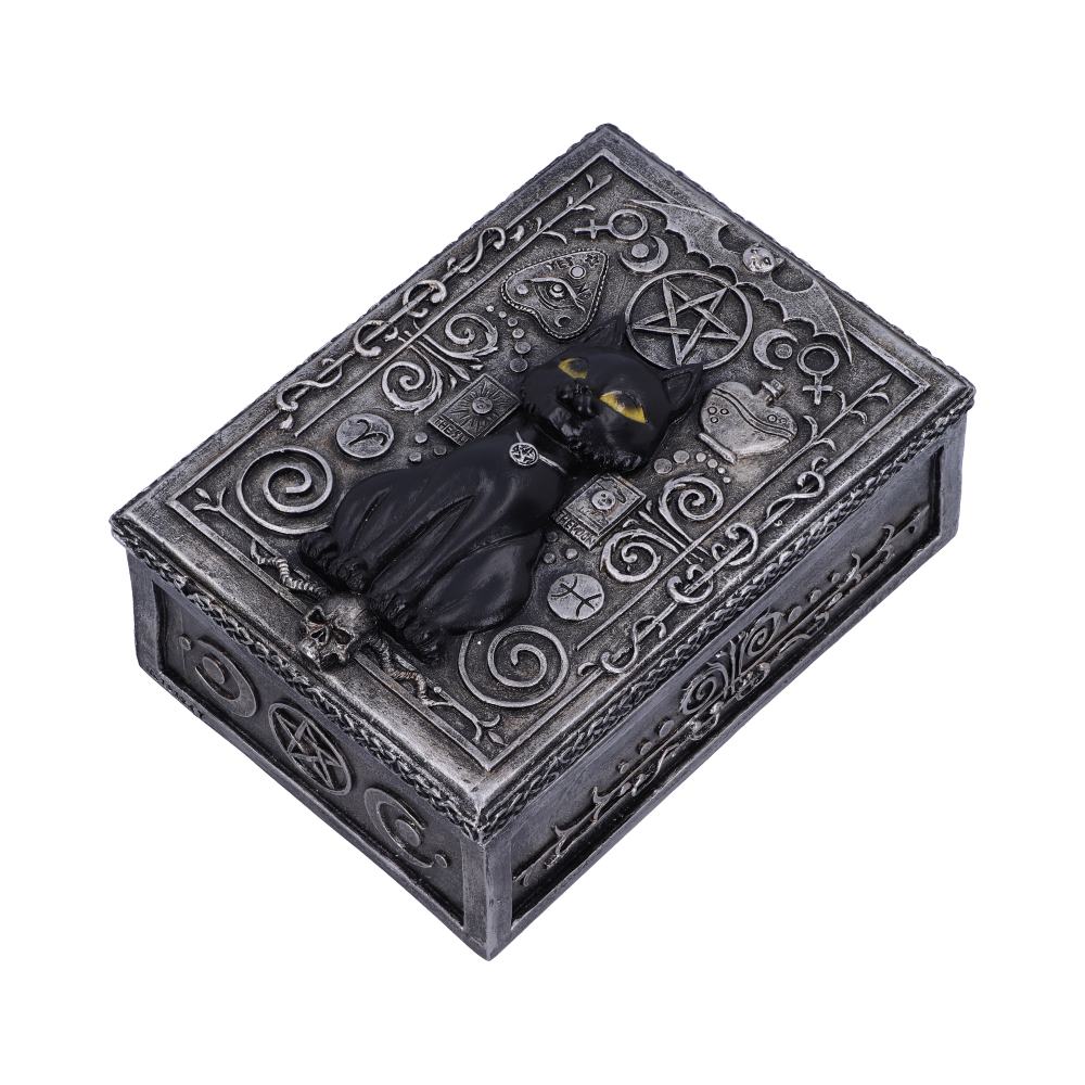 Familiar Spell Black Cat Sigil Trinket Box 13.7cm: 3 - Boxes By Gift Moments