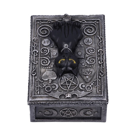 Familiar Spell Black Cat Sigil Trinket Box 13.7cm: 5 - Boxes By Gift Moments