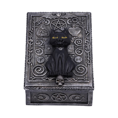 Familiar Spell Black Cat Sigil Trinket Box 13.7cm: 2 - Boxes By Gift Moments