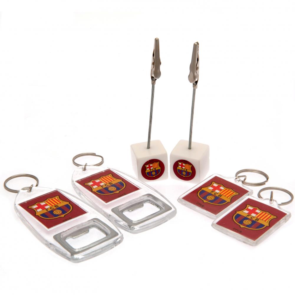 FC Barcelona Christmas Crackers: 3 - Keyrings By Barcelona