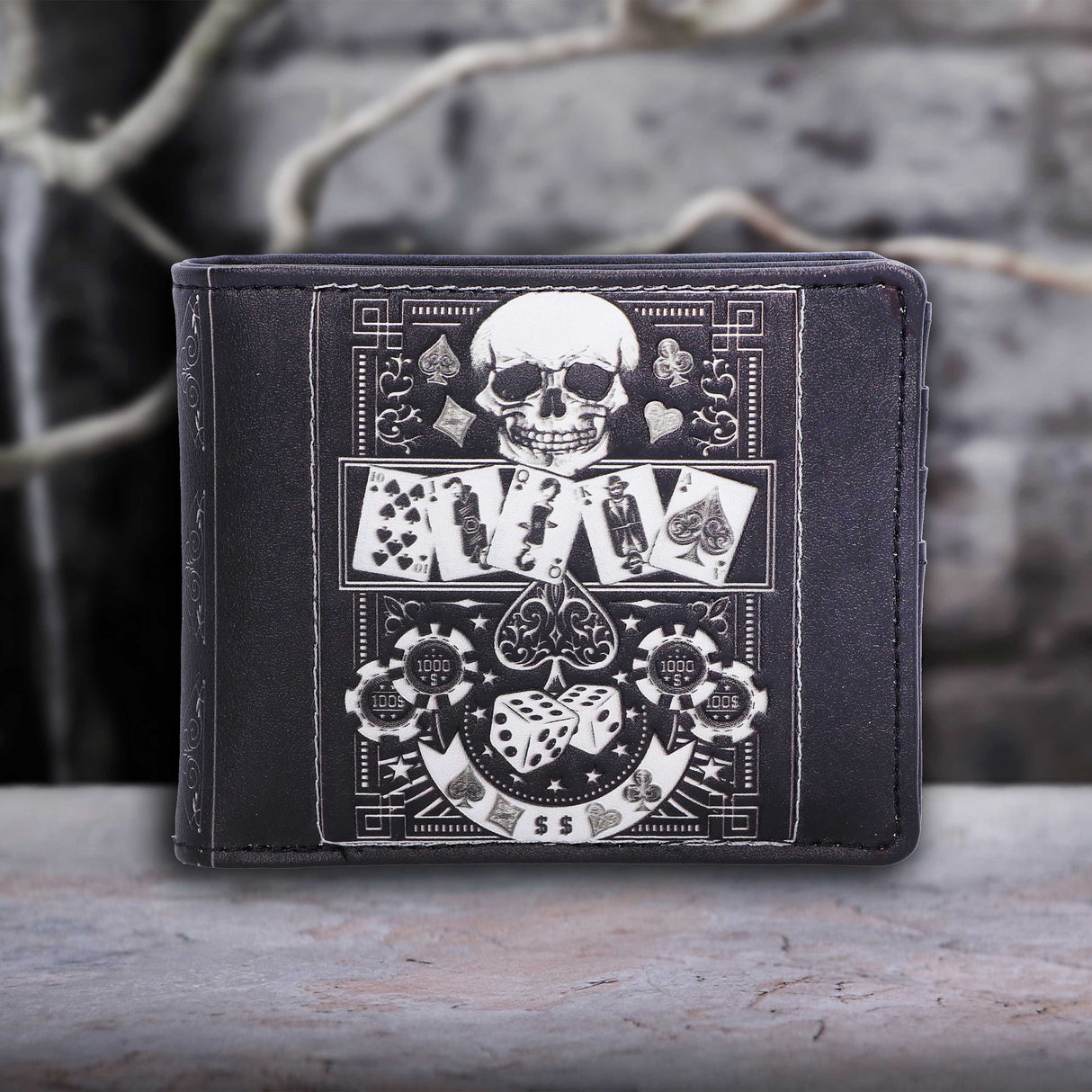 Feeling Lucky? Gothic Skull Wallet: 1 - Wallets By Gift Moments