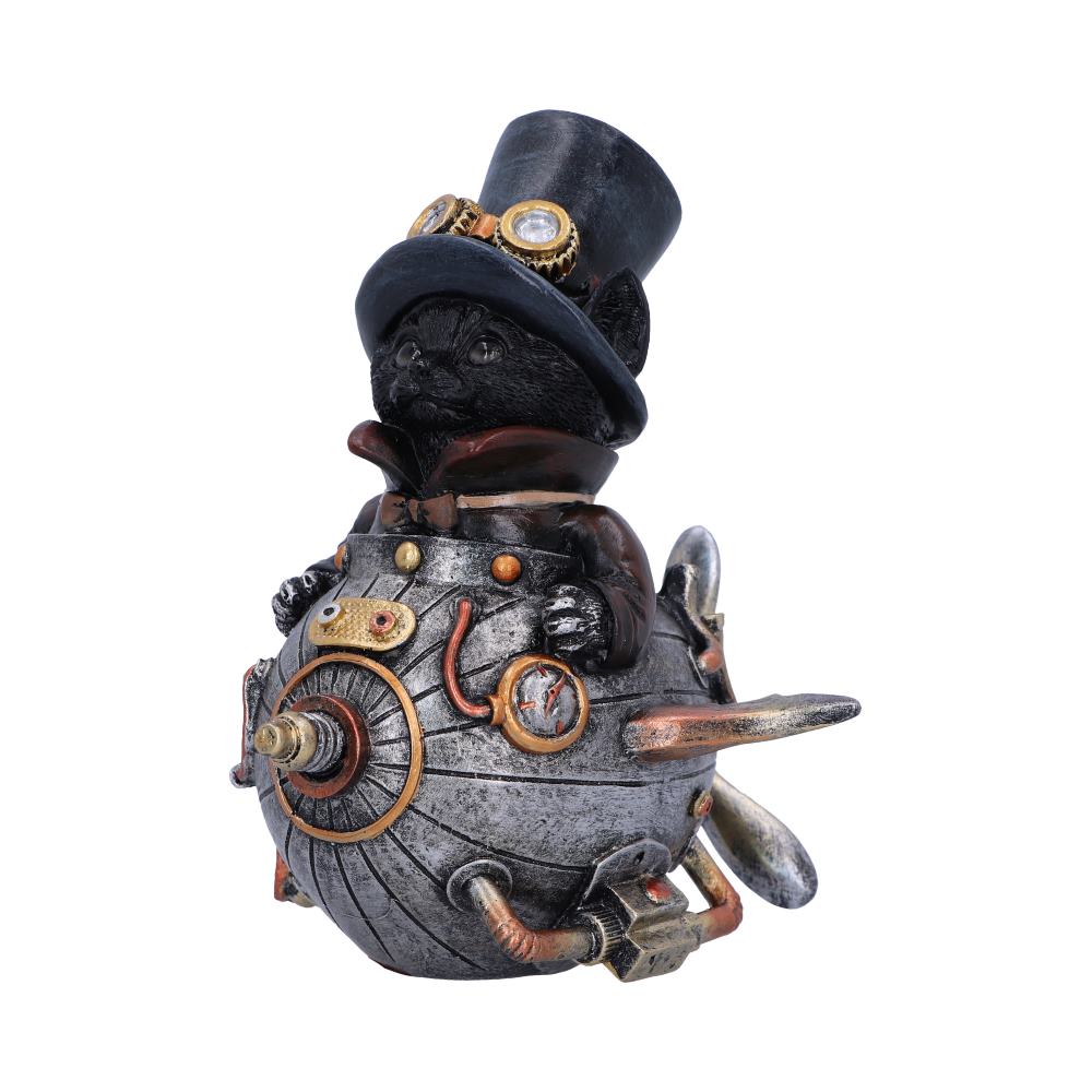 Feline Invention Steampunk Cat Figurine 14.5cm: 3 - Figures & Collectables By Gift Moments