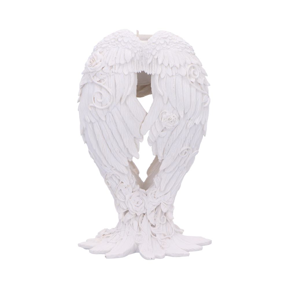 Floral Angel Wings Tea Light Candle Holder: 4 - Candles & Holders By NN Designs