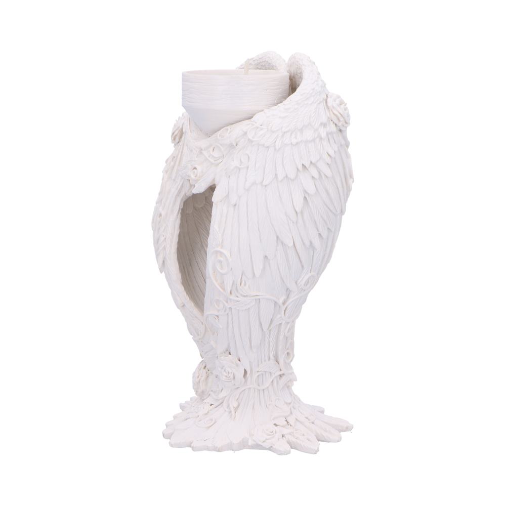 Floral Angel Wings Tea Light Candle Holder: 3 - Candles & Holders By NN Designs