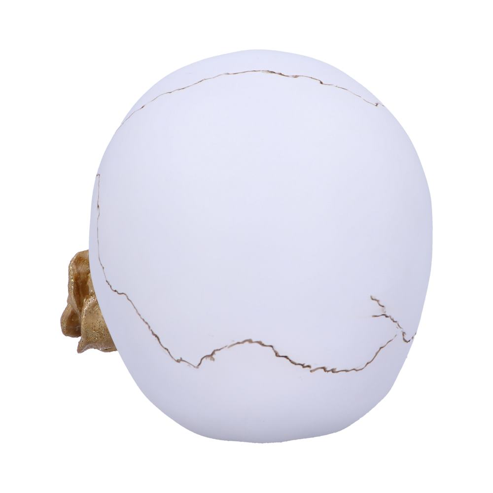 Floral Fate Golden Rose Skull Ornament.: 4 - Figures & Collectables By Gift Moments