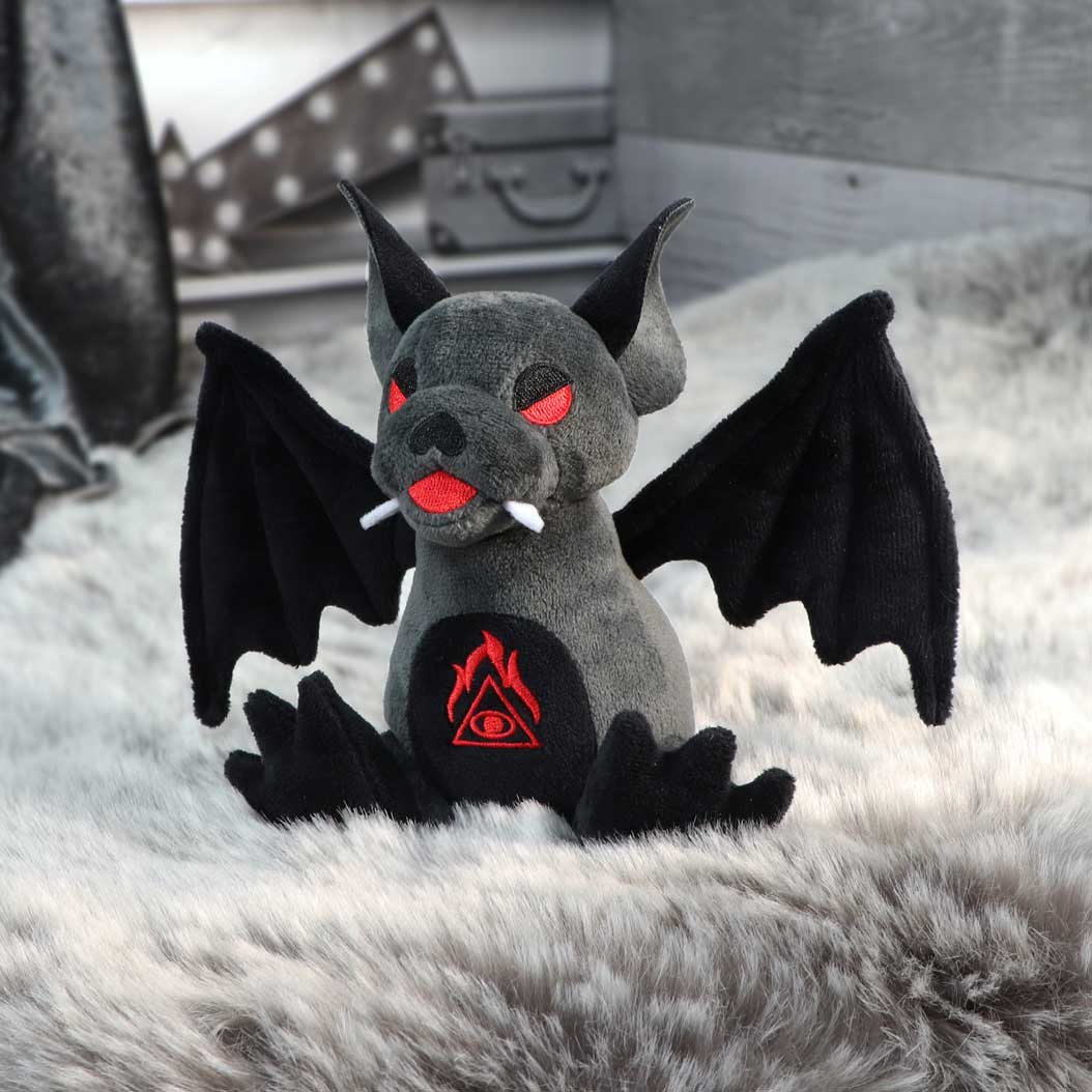 Fluffy Fiends Bat Cuddly Plush Toy 18cm: 1 - Plush By Gift Moments