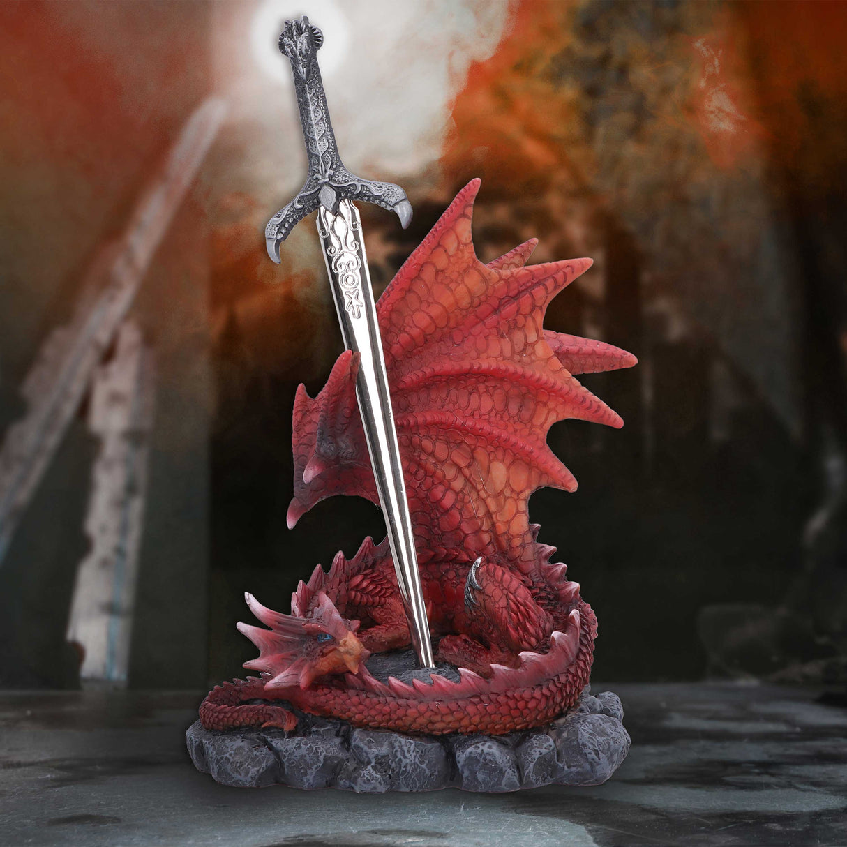 Forged in Flames dragon figurine: 1 - Letter Openers By Gift Moments