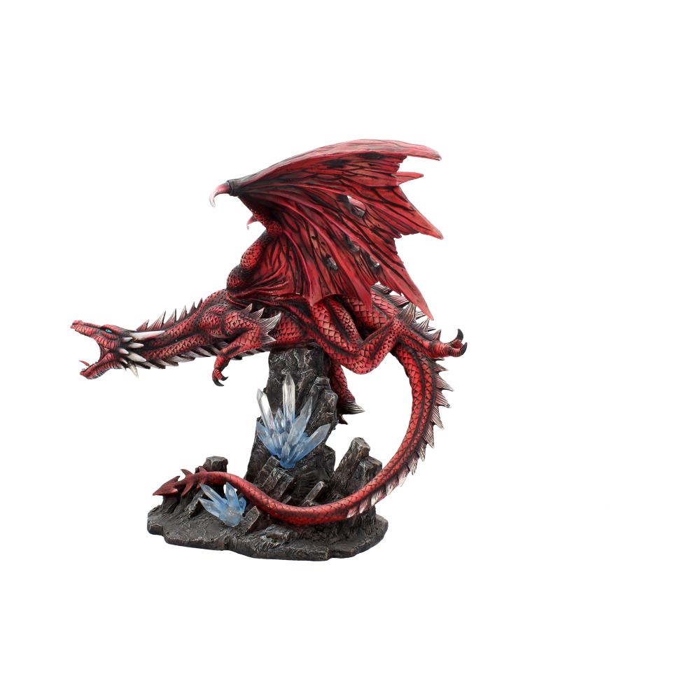 Fraener’s Wrath Large Red Dragon Figurine: 3 - Figurines Extra Large (Over 50cm) By Gift Moments