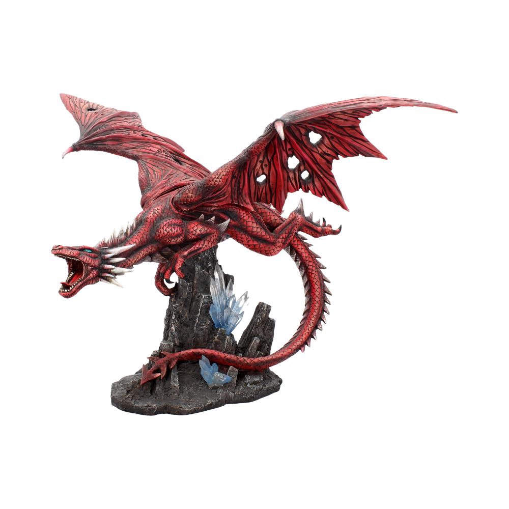Fraener’s Wrath Large Red Dragon Figurine: 2 - Figurines Extra Large (Over 50cm) By Gift Moments