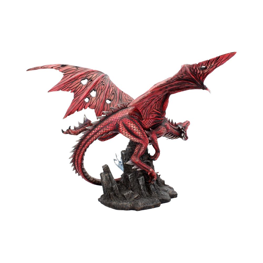 Fraener’s Wrath Large Red Dragon Figurine: 5 - Figurines Extra Large (Over 50cm) By Gift Moments