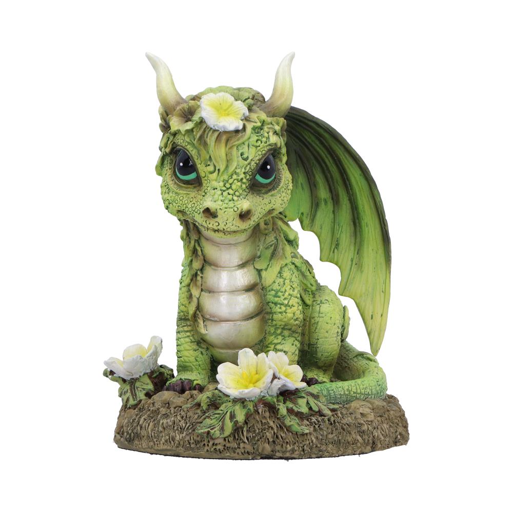 Freesia Flower Dragon Figurine: 2 - Figurines Small (Under 15cm) By NN Designs