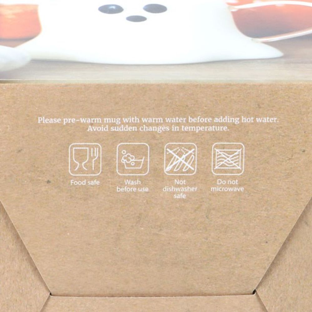 Ghost Shaped Glass Mug: 6 - Mugs By Gift Moments