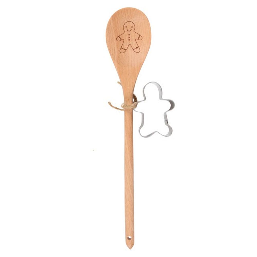 Gingerbread Wooden Spoon Baking Set: 1 - By Gift Moments