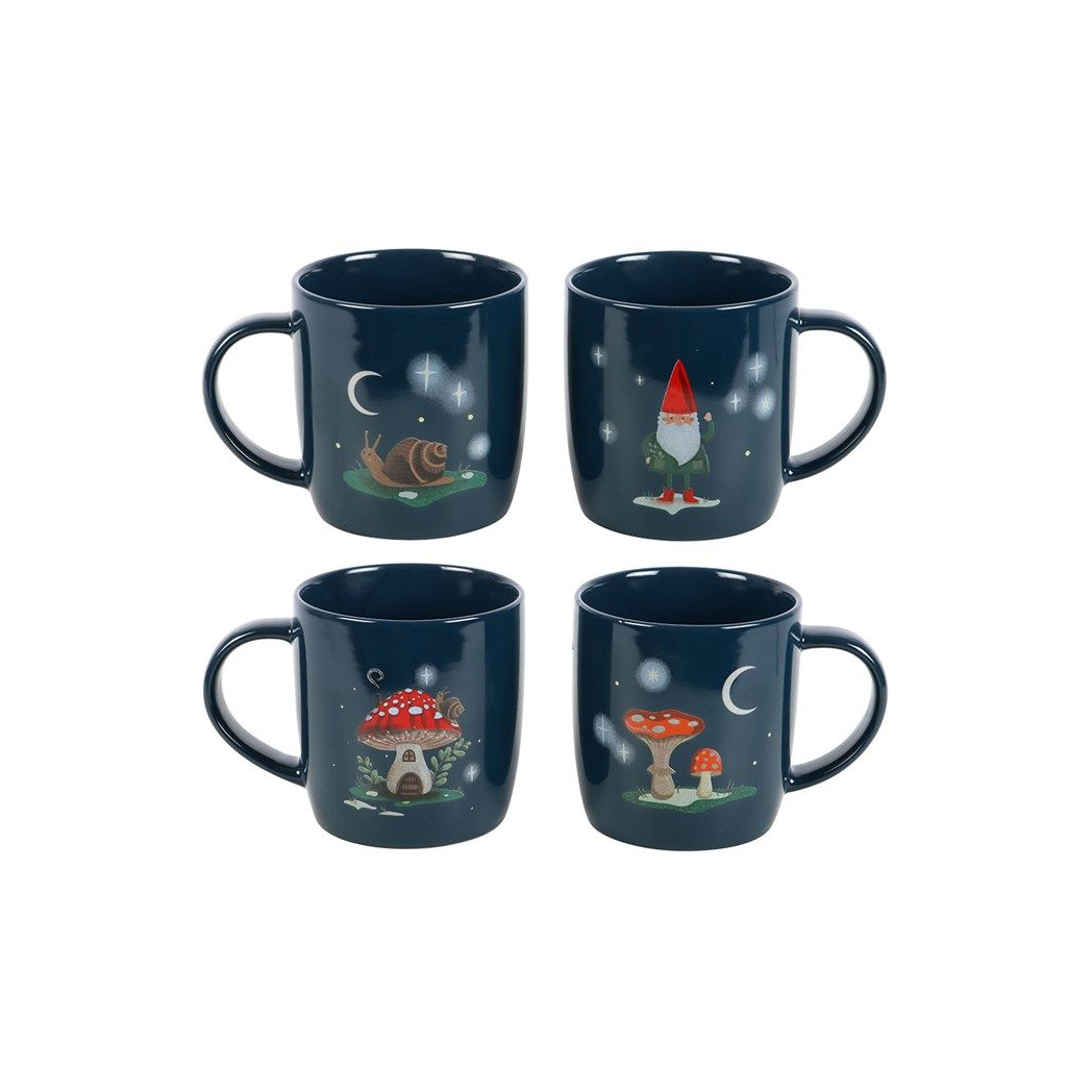 Gnome Sweet Gnome Mug Set: 3 - Mugs By Gift Moments