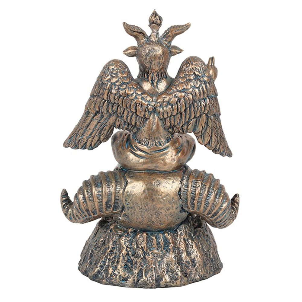 Gold Baphomet LED Backflow Incense Burner: 3 - Incense Holders By Gift Moments