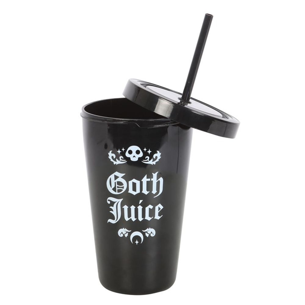 Goth Juice Plastic Tumbler with Straw: 4 - By Gift Moments