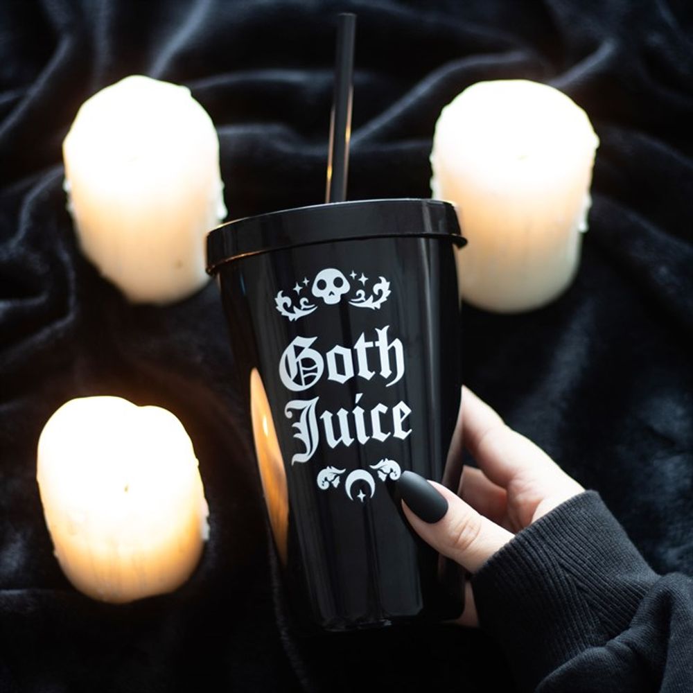 Goth Juice Plastic Tumbler with Straw: 1 - By Gift Moments