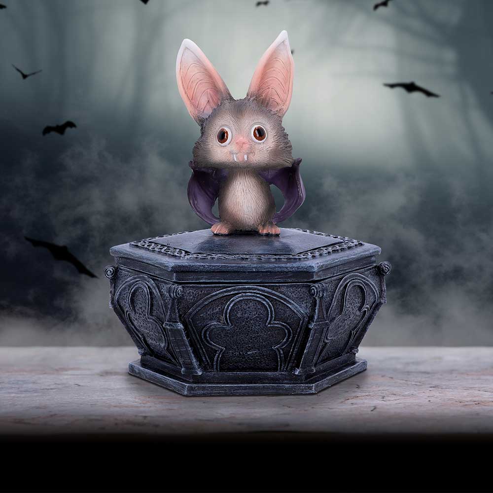Gothic Bat Trinket Box 15.2cm: 1 - Boxes By Gift Moments