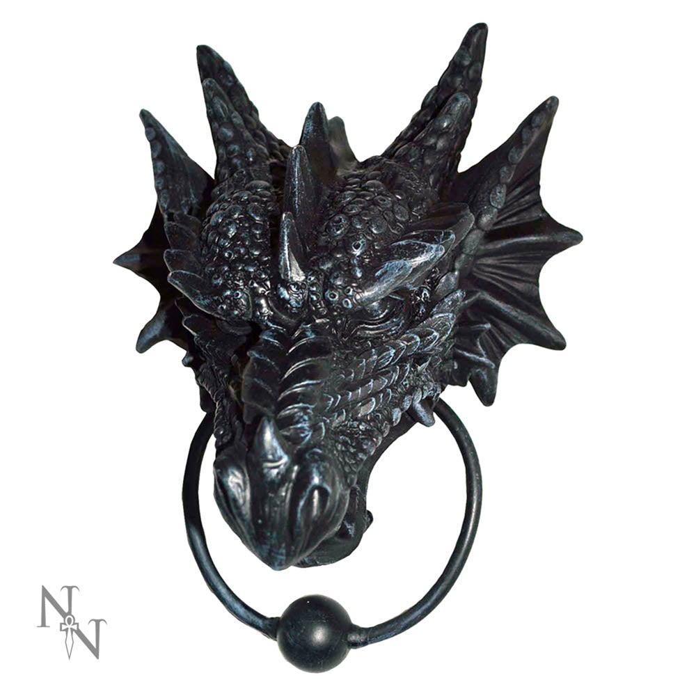 Gothic Black Dragon Door Knocker: 2 - Door Knockers By Gift Moments