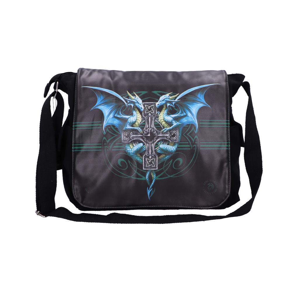 Gothic Fantasy Dragon Duo Messenger Bag by Anne Stokes: 2 - Bags By Anne Stokes
