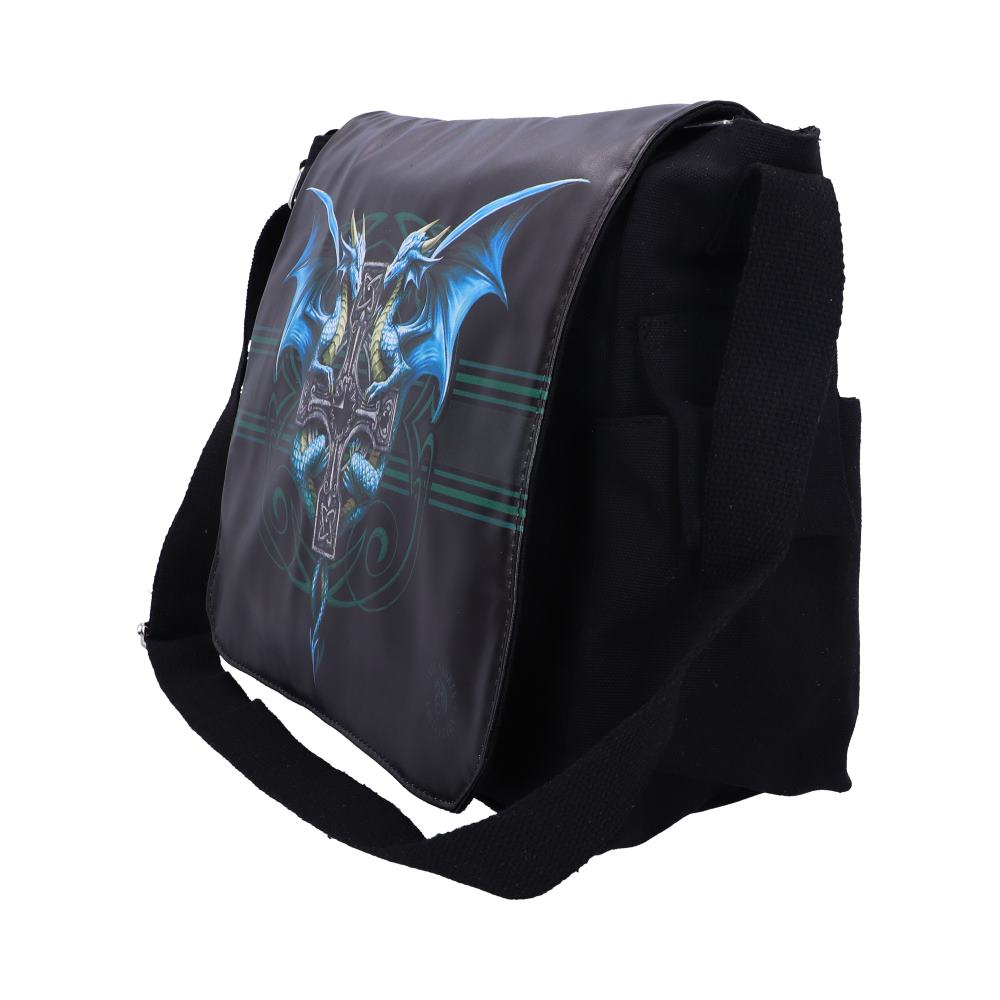 Gothic Fantasy Dragon Duo Messenger Bag by Anne Stokes: 3 - Bags By Anne Stokes