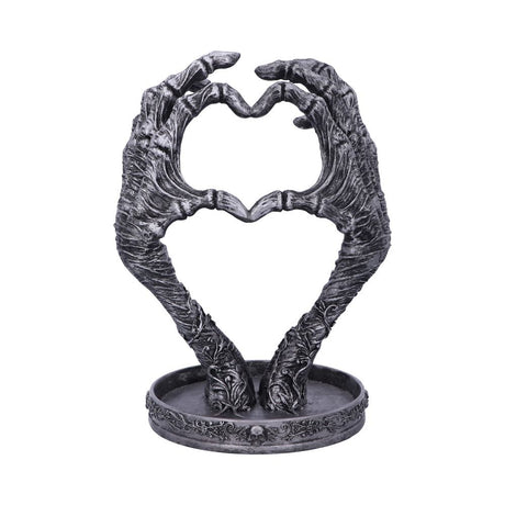 Gothic Mummified Love Heart Hands Jewellery Dish Holder: 2 - Figures & Collectables By NN Designs