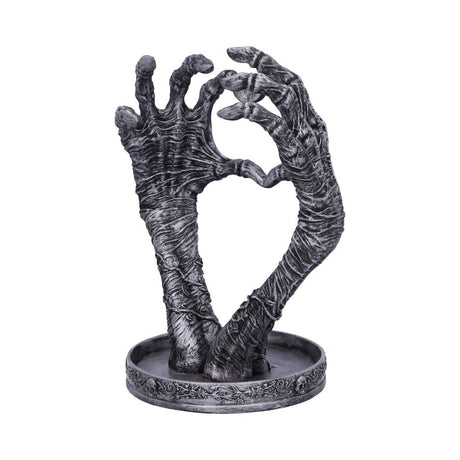Gothic Mummified Love Heart Hands Jewellery Dish Holder: 5 - Figures & Collectables By NN Designs