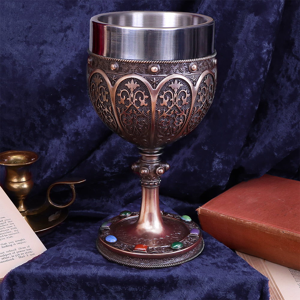 The Grail Goblet Wine Glass 17cm: 1 - Goblets & Chalices By NN Designs