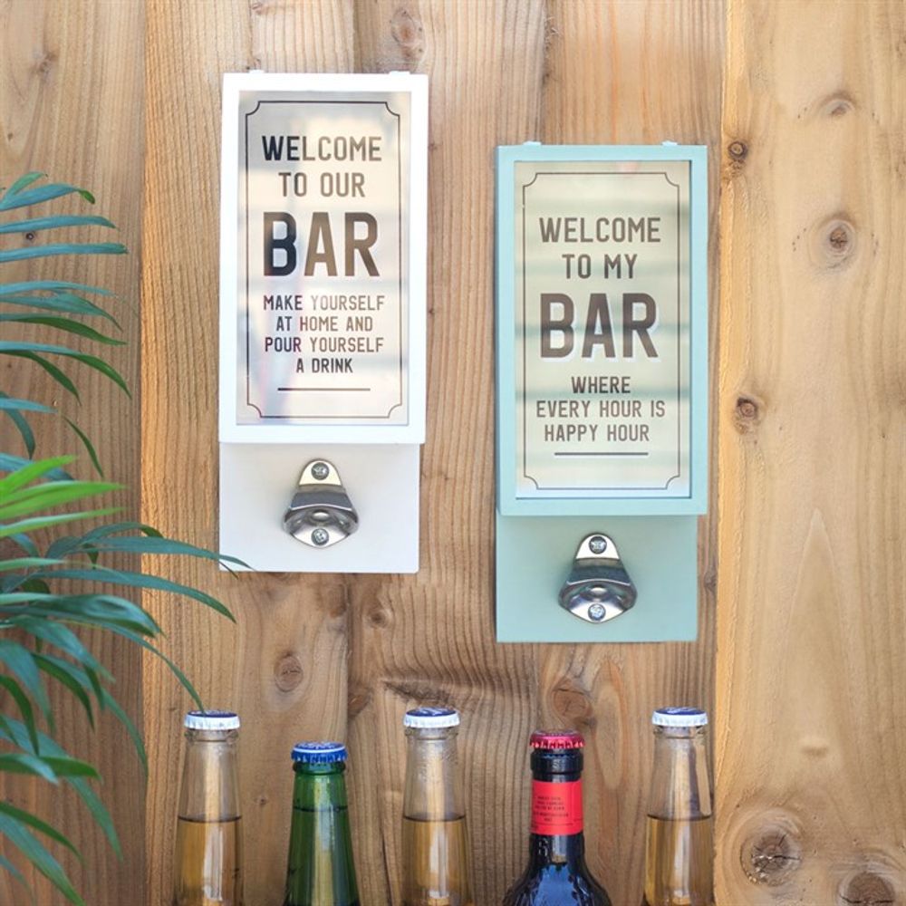 Green Garden Bar Bottle Opener Plaque: 6 - Barware By Gift Moments