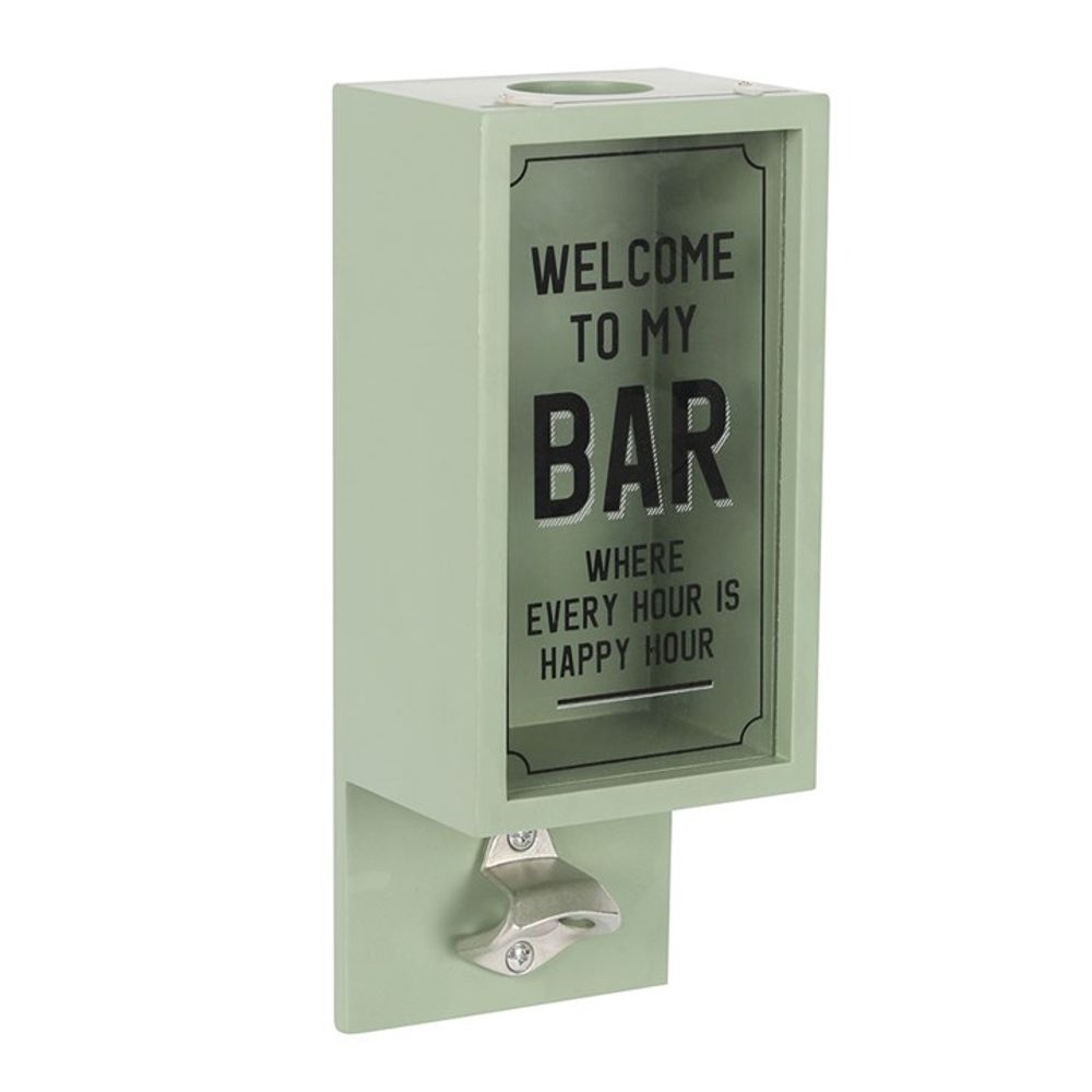 Green Garden Bar Bottle Opener Plaque: 1 - Barware By Gift Moments