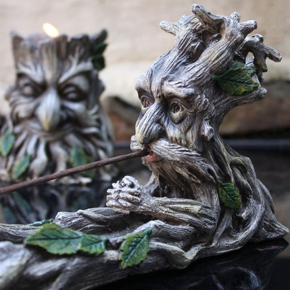 Green Man Incense Stick Holder: 1 - Incense Holders By Gift Moments