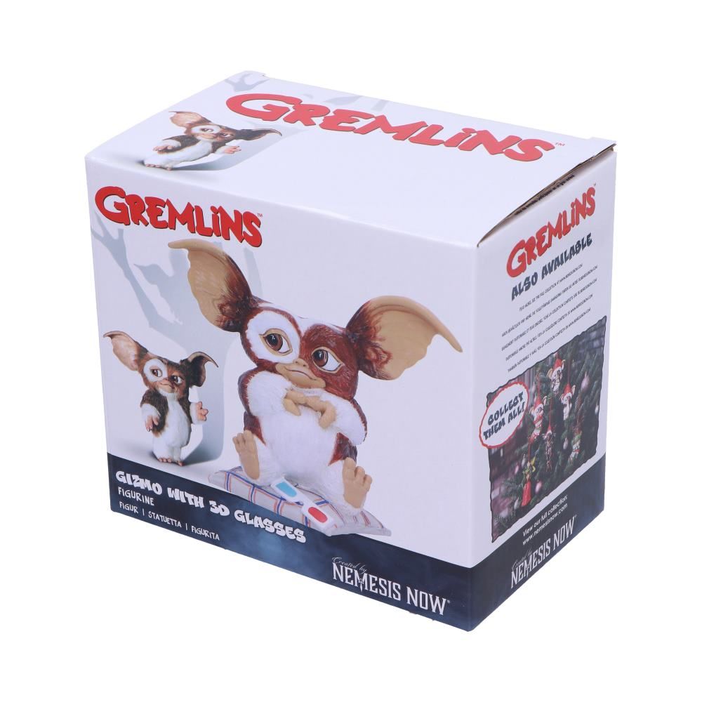 Gremlins Gizmo with 3D Glasses Figurine: 8 - Figures & Collectables By Gremlins
