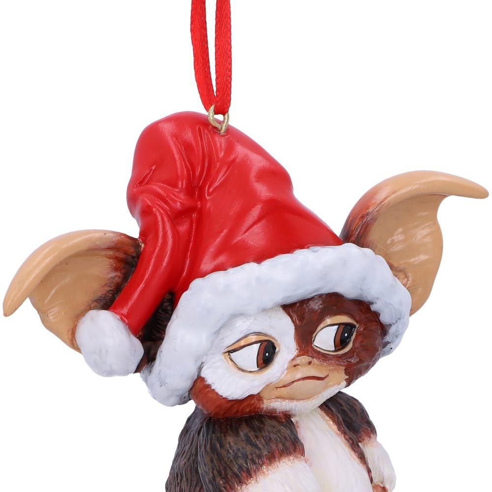 Gremlins Gizmo in Santa Hat Hanging Ornament - Shop Decorations At Gift Moments - 7