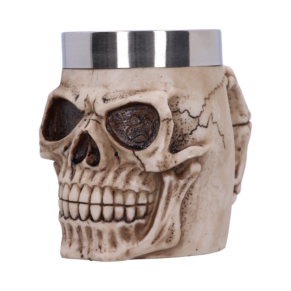 Grinning Skull Gothic Tankard 16cm: 3 - Tankards By Gift Moments