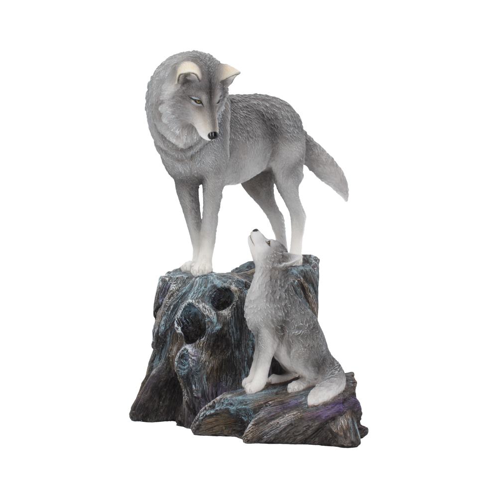 Guidance Ornament Wolf and Pup Figurine by Lisa Parker: 2 - Figurines Medium (15-29cm) By Lisa Parker